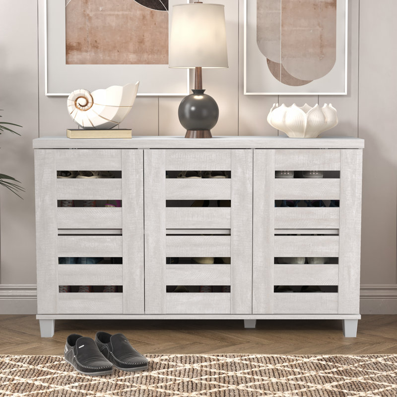 Steelside™ Lismore 16 Pair Shoe Storage & Reviews Wayfair